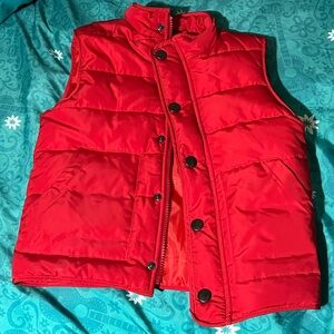 Hope and Henry Boys Size Small  Red Puffer Vest